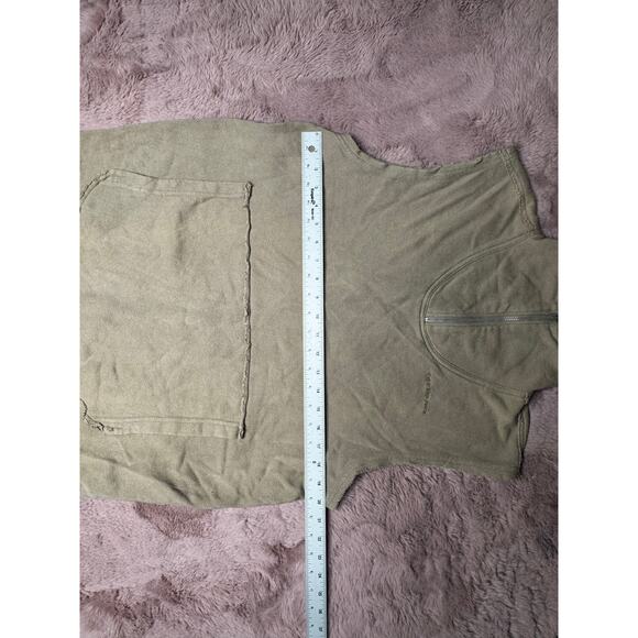 Calvin Klein Jeans Men’s Large Sleeveless 1/4 Zip Vest 100% Cotton CK Logo - Picture 5 of 10